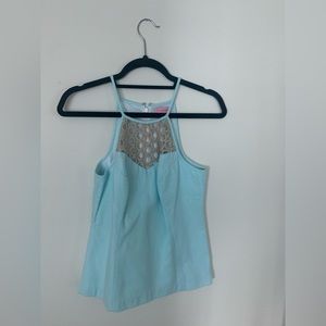 Lilly Pulitzer Halter Blouse, Size 4, Used